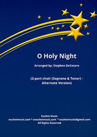 O Holy Night Two-Part Mixed choral sheet music cover Thumbnail